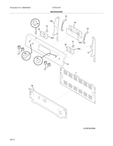 Part Location Diagram of 316419145 Frigidaire OVERLAY