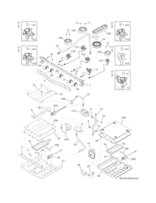 Part Location Diagram of 318580101 Frigidaire DEFLECTOR