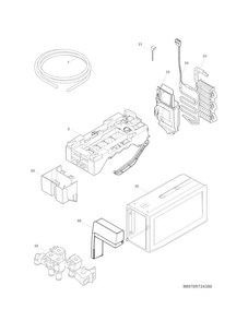 Part Location Diagram of 808714501 Frigidaire HARNESS