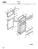 Part Location Diagram of 5303917487 Frigidaire PANEL-Refrigerator DOOR