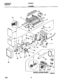 ICE MAKER Diagram and Parts List for TRS20WRHD2  Tappan Refrigerator