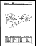 AIR CONTROL PARTS Diagram and Parts List for MC50S7GUNA  Gibson Dehumidifier
