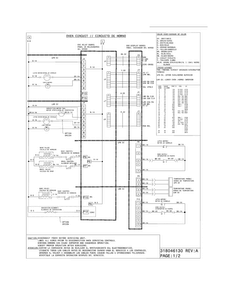 Wiring Diagram Diagram and Parts List for FGGF304DLB2  Frigidaire Range
