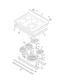 Part Location Diagram of 318394225 Frigidaire MAIN TOP Assembly
