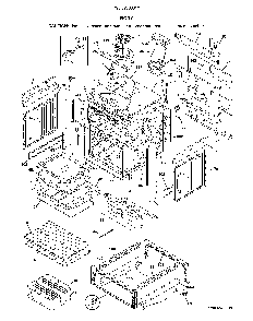 Body Diagram and Parts List for 79032603319  Kenmore Range