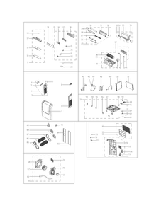 Recommended Spare Parts Diagram and Parts List for CPA12EDU111  Frigidaire Air Conditioner