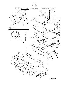 Shelves Diagram and Parts List for 2537034241E  Kenmore Refrigerator