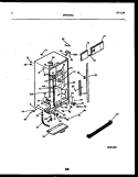 CABINET PARTS Diagram and Parts List for FPCE24VPL0  Frigidaire Refrigerator