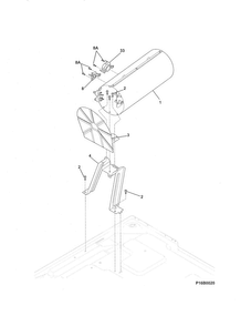 Burner Diagram and Parts List for 41788022000  Kenmore Dryer
