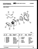 AIR HANDLING PARTS Diagram and Parts List for AS186N2K1  Frigidaire Air Conditioner