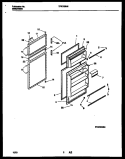 DOOR PARTS Diagram and Parts List for TPK160HN3D  Kelvinator Refrigerator