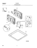 COMPRESSOR PARTS Diagram and Parts List for FAA053M7A1  Frigidaire Air Conditioner