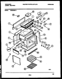 BODY PARTS Diagram and Parts List for REG533MNW3  Frigidaire Range