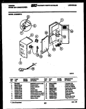 ELECTRICAL PARTS Diagram and Parts List for AK22E5RYA  Gibson Air Conditioner