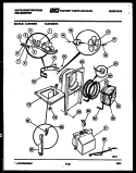 AIR, WATER AND CONDENSING PARTS Diagram and Parts List for ED408K3  Frigidaire Dehumidifier