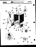 TUB PARTS Diagram and Parts List for DW5500FL1  Frigidaire Dishwasher