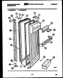 REFRIGERATOR DOOR PARTS Diagram and Parts List for RS229GCH4  Frigidaire Refrigerator