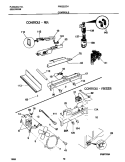 CONTROLS Diagram and Parts List for FRS22ZGHD3  Frigidaire Refrigerator