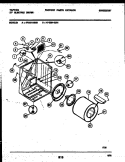 CABINET AND COMPONENT PARTS Diagram and Parts List for 47-2151-00-01  Tappan Dryer