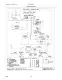 WIRING DIAGRAM Diagram and Parts List for PGLEF388ES1  Frigidaire Range