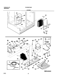 SYSTEM Diagram and Parts List for PLRS267ZAB8  Frigidaire Refrigerator