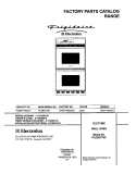 COVER Diagram and Parts List for PLEB27T8CCA  Frigidaire Wall Oven