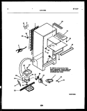 SYSTEM AND AUTOMATIC DEFROST PARTS Diagram and Parts List for ATC130BK2  Frigidaire Refrigerator