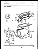 CHEST FREEZER PARTS Diagram and Parts List for MFC05M0BW0  Frigidaire Freezer