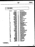 DRAWER PARTS Diagram and Parts List for 73-3751-23-02  Tappan Range