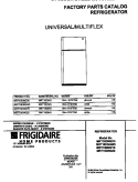 COVER Diagram and Parts List for MRT18DNGW0  Uni Refrigerator