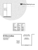COVER Diagram and Parts List for WRS26MF5ASG  Westinghouse Refrigerator