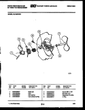 CAM Diagram and Parts List for SU150PXW1  Frigidaire Dishwasher