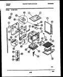 LOWER BODY PARTS Diagram and Parts List for 73-3951-23-02  Tappan Range