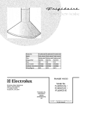 COVER Diagram and Parts List for PL30WC51EC  Frigidaire Range Hood
