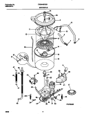 P12T0045 WSHR MTR, HOSE Diagram and Parts List for CWS445RGS1  Gibson Washer