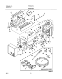 ICE MAKER Diagram and Parts List for FRS26HF5AQ0  Frigidaire Refrigerator
