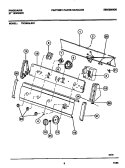 CONSOLE & CONTROLS Diagram and Parts List for FWX645LBS1  Frigidaire Washer