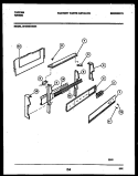 BACKGUARD Diagram and Parts List for 30-3352-00-01  Tappan Range