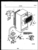 SYSTEM AND AUTOMATIC DEFROST PARTS Diagram and Parts List for 95-1991-00-00  Tappan Refrigerator