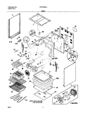 BODY Diagram and Parts List for FEF357BSA  Frigidaire Range