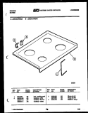 COOKTOP PARTS Diagram and Parts List for CEC4C4WSAB  Gibson Range