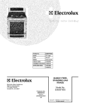COVER Diagram and Parts List for EI30GF55GSC  Electrolux Range