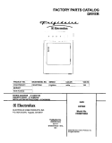 COVER Diagram and Parts List for CRGR7900AS1  Frigidaire Dryer