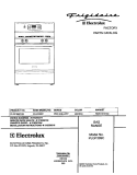 COVER Diagram and Parts List for PLGF389CCB  Frigidaire Range