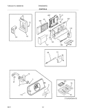 CONTROLS Diagram and Parts List for EW26SS85KS0  Electrolux Refrigerator