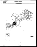 AIR HANDLING PARTS Diagram and Parts List for FAS256W2A1  Frigidaire Air Conditioner