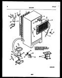 SYSTEM AND AUTOMATIC DEFROST PARTS Diagram and Parts List for RT19F3DX3B  Gibson Refrigerator