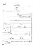 WIRING SCHEMATIC Diagram and Parts List for FRT18FS6CW0  Frigidaire Refrigerator