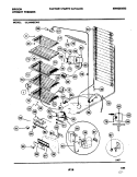 SYSTEM Diagram and Parts List for UL2494ECW3  Frigidaire Freezer