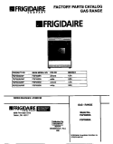 COVER Diagram and Parts List for FGF333BAWF  Frigidaire Range